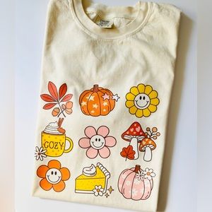 Women’s groovy fall shirt
